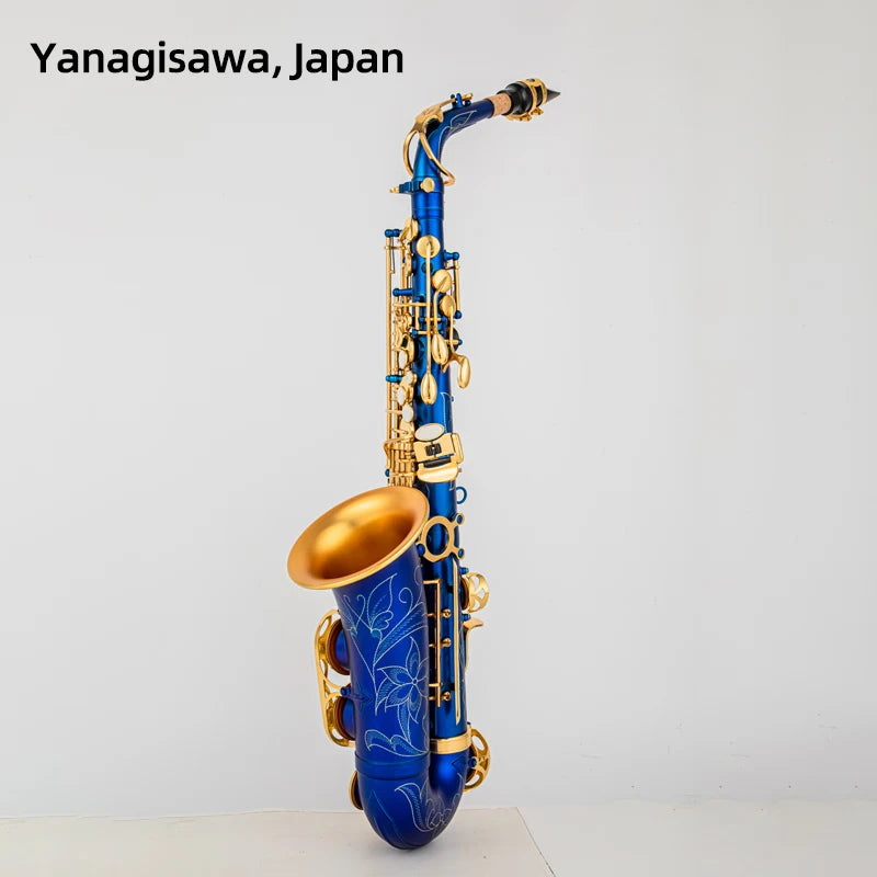 Japanese Yanagisawa Alto Saxophone W992 Model Mouthpiece Instrument Engraved Pattern