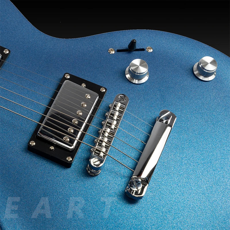 EART Electric Guitar EGLP-610 Roasted Mahogany Body Wood Set In Joint Stainless Steel 22F  India Rosewood Fingerboard Guitar