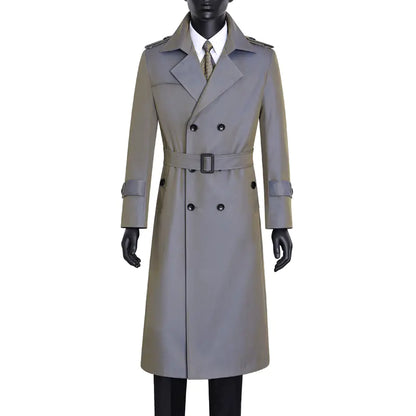Men's Trendy Color Change Over The Knee Coat
