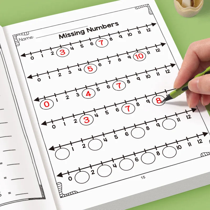Fun Educational Math Activity Workbook - Addition/Subtraction Practice