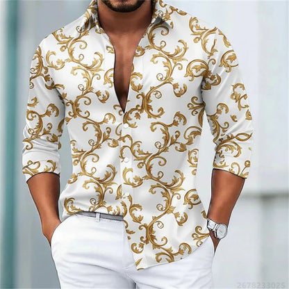 Men's Shirts Luxury Slim Fit Comfortable Fabric Tops XS-6XL