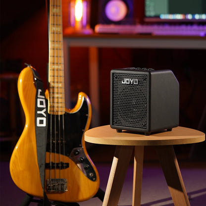 JOYO BA-30 VIBE CUBE Micro Bass Amp 30W Dynamic Power 200Hz-2000Hz Mid Freq Control OTG Bass Amp for Live Stream & Outdoors