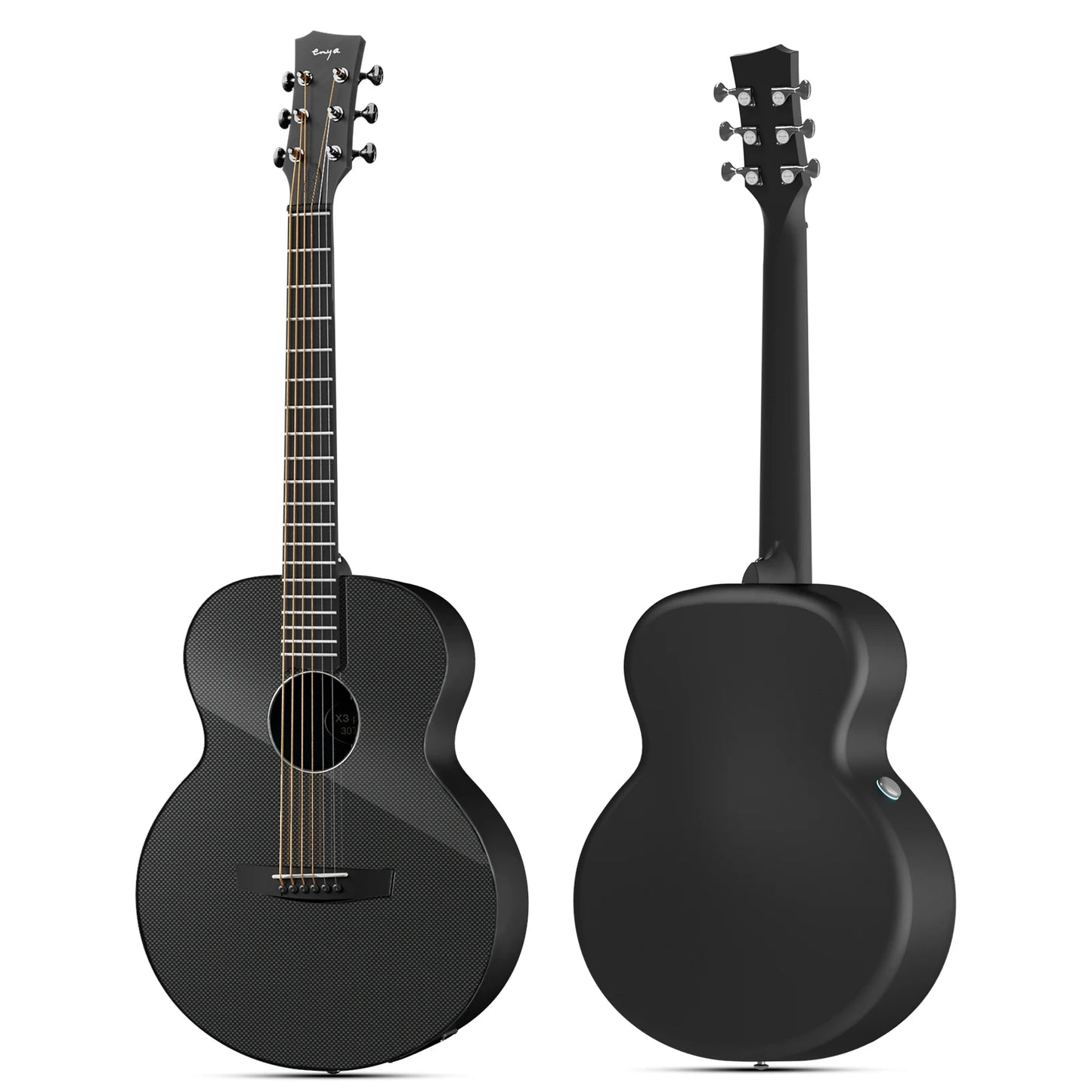Enya Acoustic Electric Guitar Carbon Fiber X3 Pro | Guitar Bundle with Gig Bag