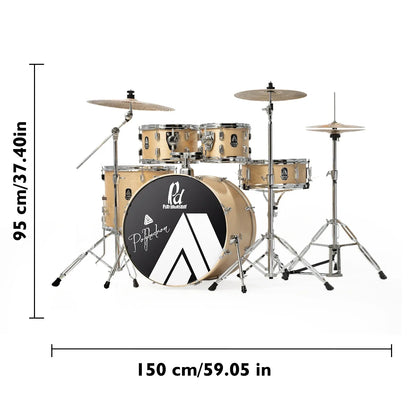 PD Professional Acoustic Drums Set