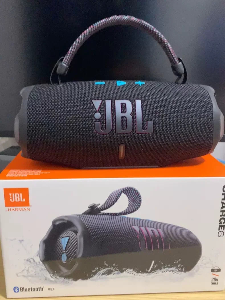 JBL Charge 6 Portable Bluetooth Speaker - Portable Waterproof & Drop-Proof Bluetooth Speaker, Bold Pro Sound with AI Sound Boost, 28Hrs of Playtime