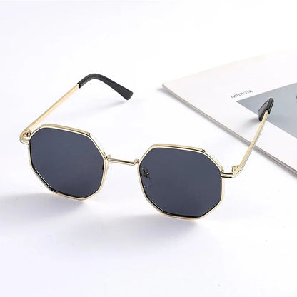 Children's Octagon Metal Sunglasses - UV400