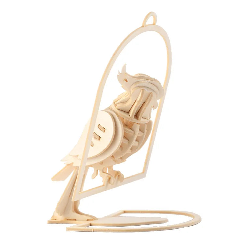 DIY 3D Wooden Puzzle Models