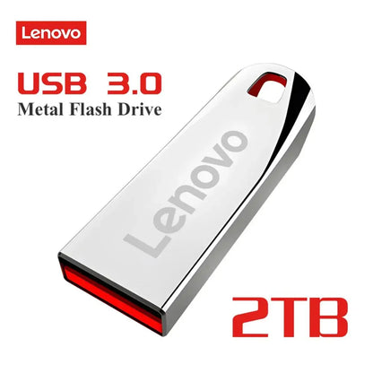Lenovo 3.0 Pen Drive Metal High Speed Flash Drive 2TB/1TB/ 512GB/128GB