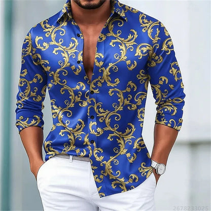 Men's Shirts Luxury Slim Fit Comfortable Fabric Tops XS-6XL