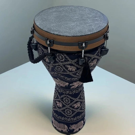 Adult Djembe African Drum 12.5 Inch Adjustable Tuning Children's Percussion Drums Beginners Professional Musical Instruments