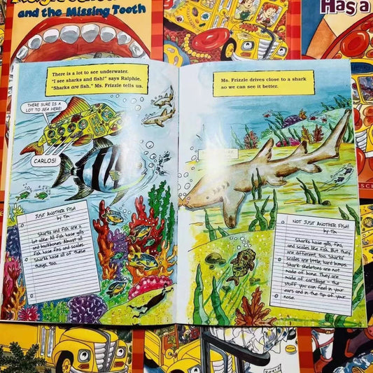 English Reading Books | The Magic School Bus English Story Picture Books for Children - 23 Book/Set
