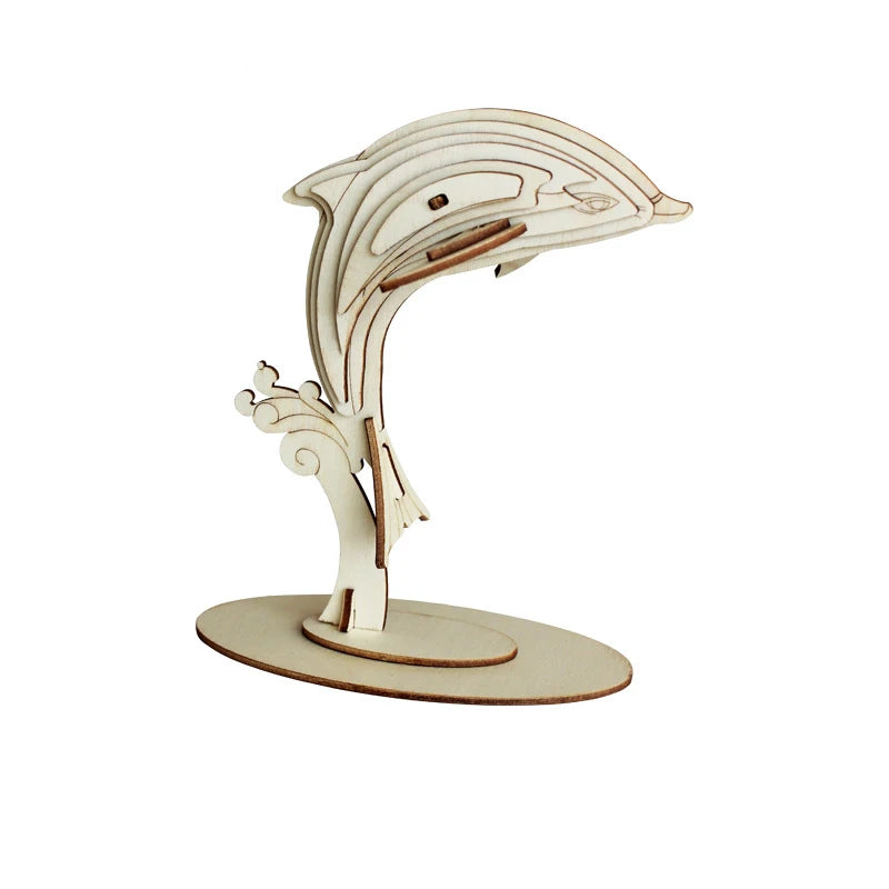 DIY 3D Wooden Puzzle Models