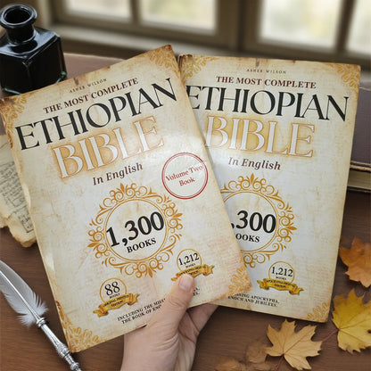 THE COMPLETE ETHIOPIAN BIBLE in English 88 Scriptures: including Missing Apocrypha of Enoch Jubilees(Divided into two volumes)