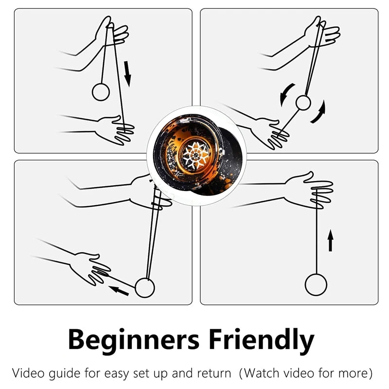 High Speed Magic Metal Yoyo with 10 Ball Bearing