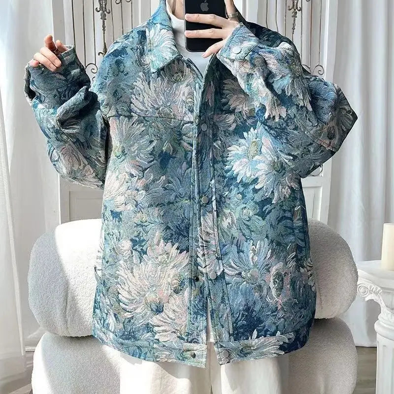 Men's Blue Lotus Coat