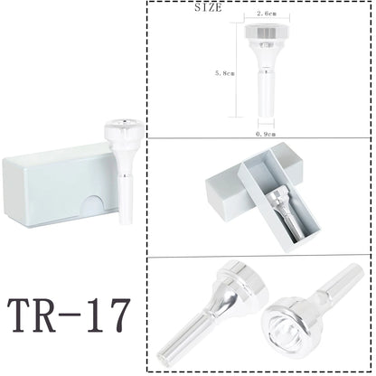 SLADE Brass Instrument Trumpet Mouthpiece Multiple Choice Options Available for Trumpet/Youth Trumpet/Horn/Cornet/Trombone