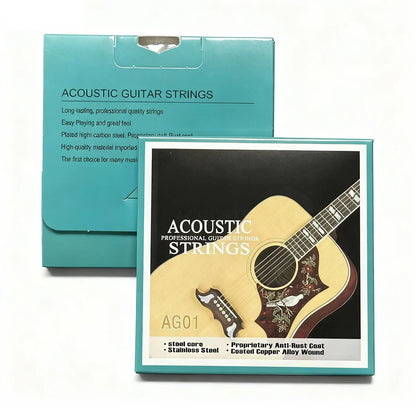 Folk Guitar Acoustic Guitar Strings - Stainless Steel,Coated Copper Alloy Wound - 010-047(Light)