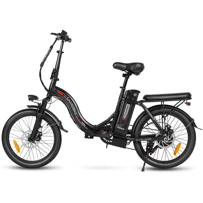 Samebike CY20 Folding City E Bike with 36V 12Ah Removable Battery