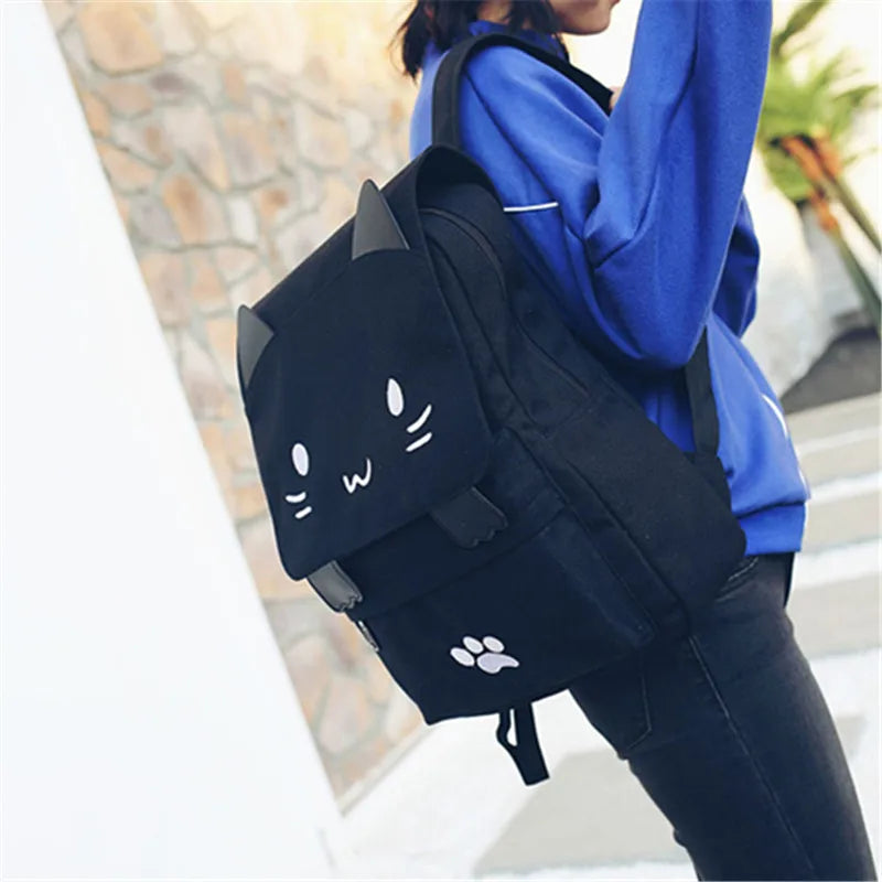 Large Capacity Cat Book Bag
