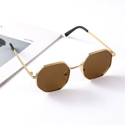 Children's Octagon Metal Sunglasses - UV400