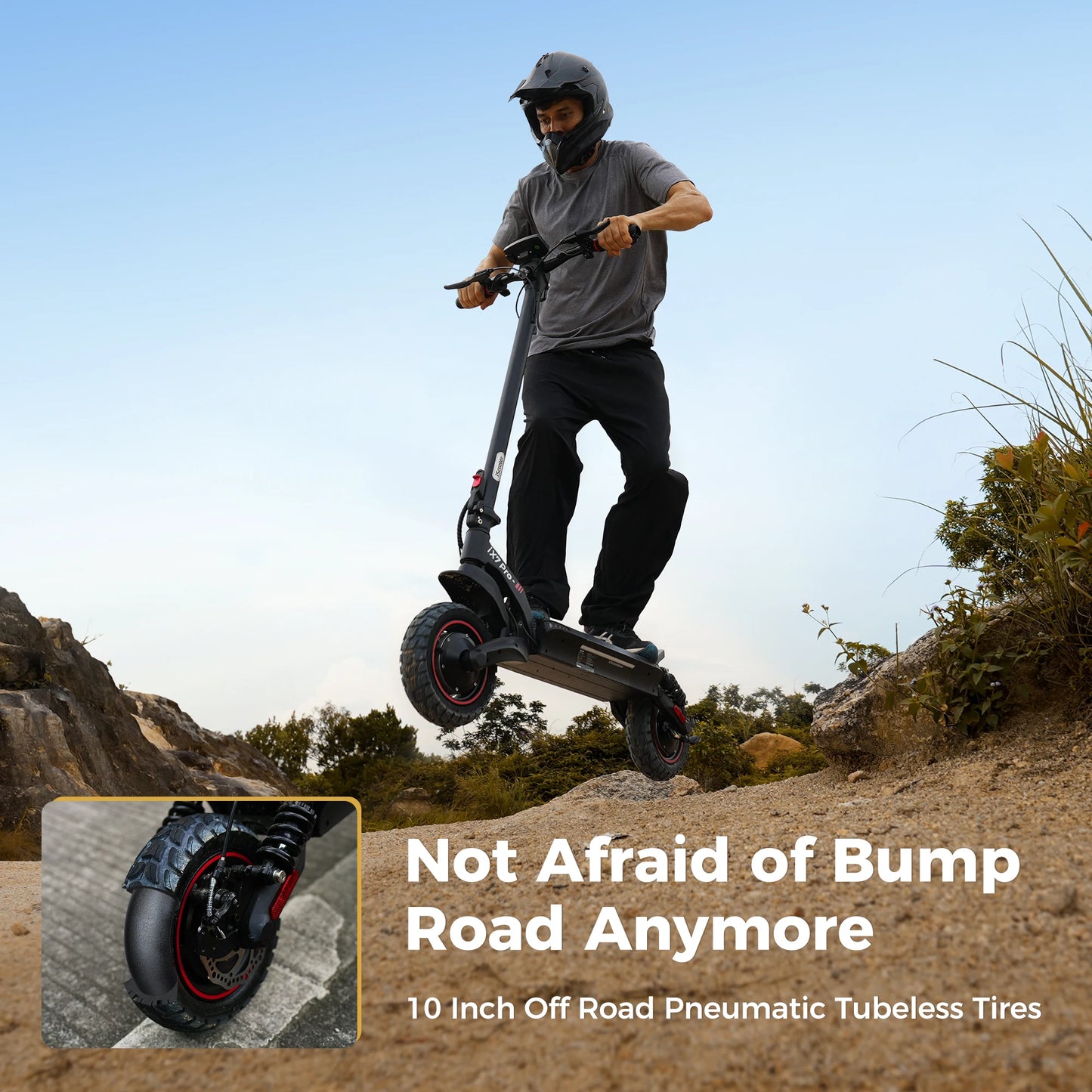 iScooter iX7 Pro Foldable Electric Kick Scooter | High Speed 60 km/h 2000W/ 48V 17.5Ah Battery