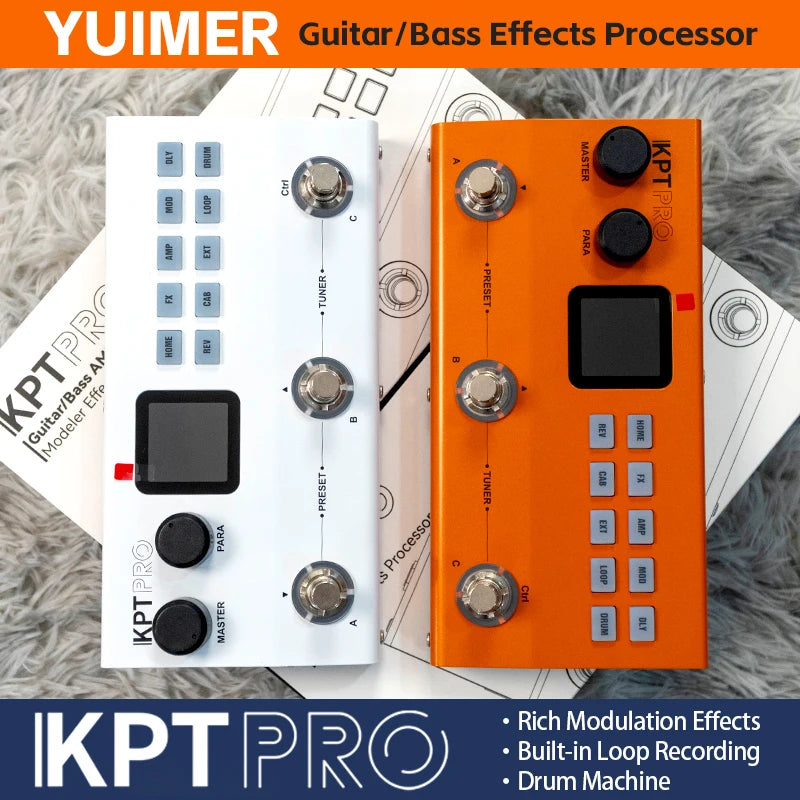 KPT PRO Multi-Effects Pedal Upgraded Version from YUIMER