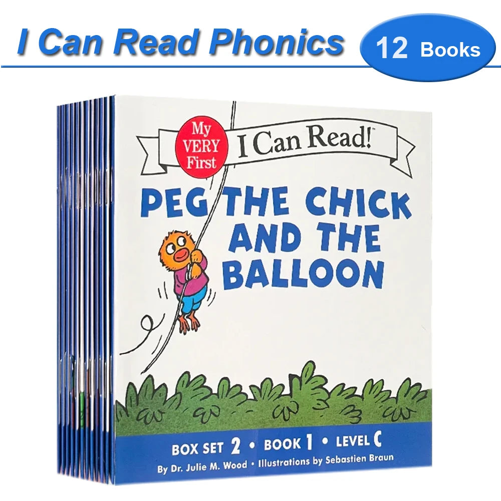 I Can Read Phonics | Montessori Reading - 12 Books/Set