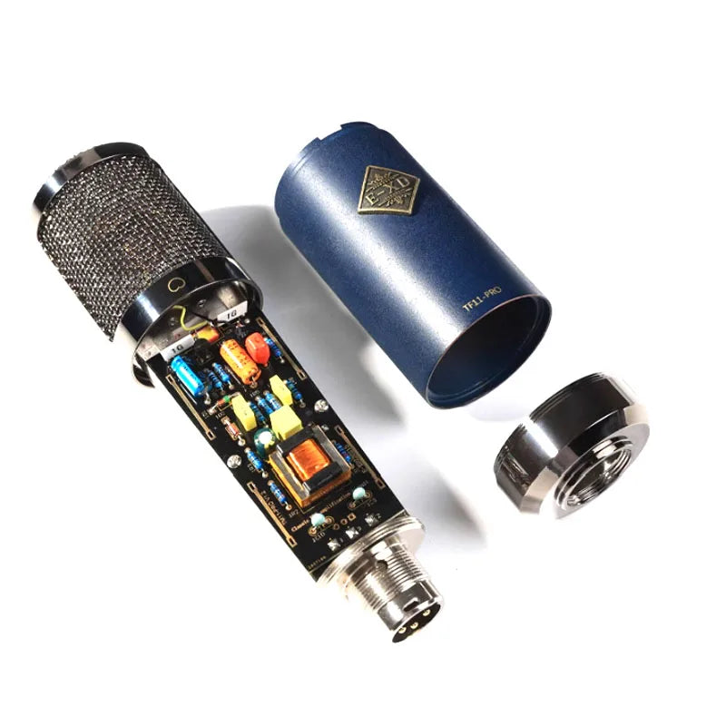 TF11-PRO Pro Studio Mic 34mm Gold Diaphragm  -32dB/16dB Noise | 130dB SPL | Cardioid  48V Phantom for ASMR/Streaming/Recording