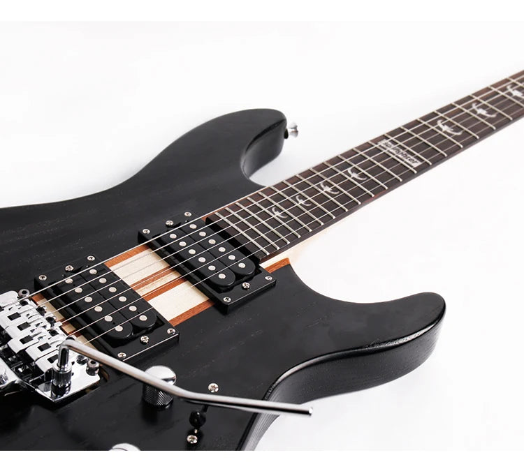 Bullfighter D-300 High Grade Two Shake One Piece Matte Black And Matte Colors Electric Guitar