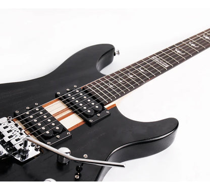 Bullfighter D-300 High Grade Two Shake One Piece Matte Black And Matte Colors Electric Guitar
