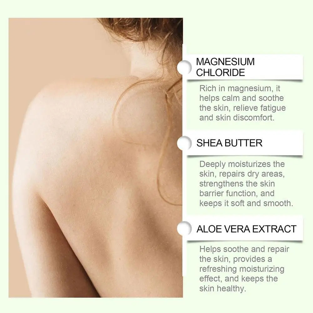 Natural Magnesium Body Butter - Deeply Moisturizes Skin