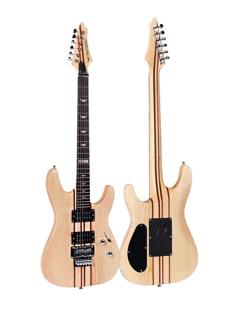 Bullfighter D-300 High Grade Two Shake One Piece Matte Black And Matte Colors Electric Guitar