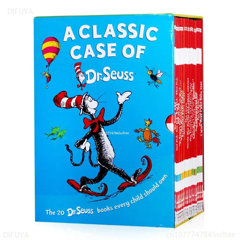 A Classic Case of Dr. Seuss Children Fun Interesting Story English Picture Book - 20 Books