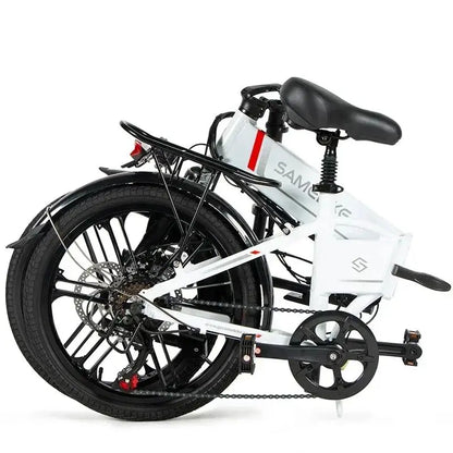 Samebike 20", 350W Brushless Motor,  Aluminum Alloy Folding Frame E Bike- 48V10.4AH Battery