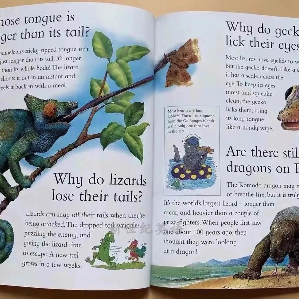 The latest 25 volumes of the English original version of the children's encyclopedia 'I Want to Know Why'