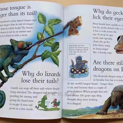 The latest 25 volumes of the English original version of the children's encyclopedia 'I Want to Know Why'