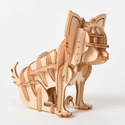 DIY 3D Wooden Puzzle Models