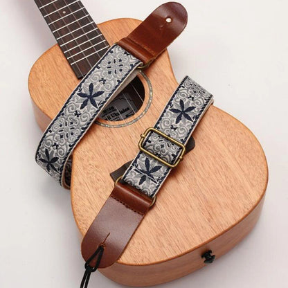 Ukulele Bohemian Style Knitting Cotton Belt - Adjustable