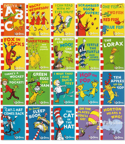 A Classic Case of Dr. Seuss Children Fun Interesting Story English Picture Book - 20 Books