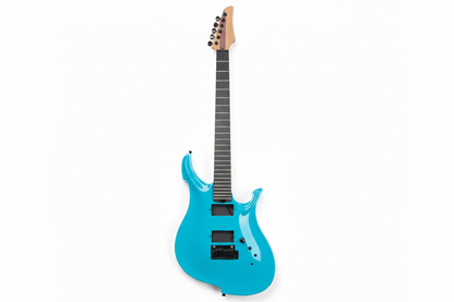 DIY Guitar Kits | Unfinished 24 Frets Roasted Maple Neck, 4 Color Chambered Aluminum Gloss Body