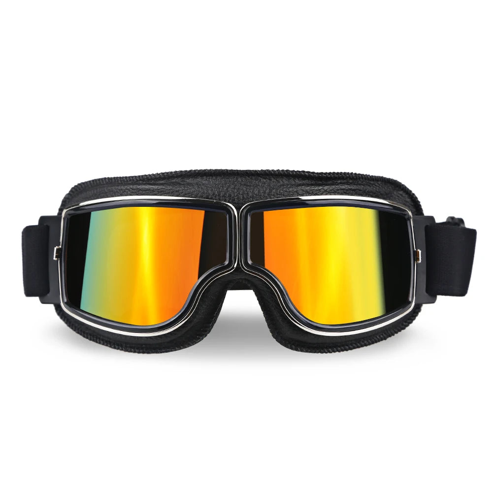 Retro Motorcycle Helmet Goggles