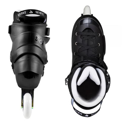 Powerslide Storm Urban Inline Skates – Adult Freeride Roller Blades for Slalom, Freestyle & Street Skating