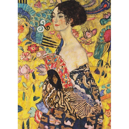 MaxRenard Jigsaw Puzzle | Klimt Lady With Fan -  1000 Pieces