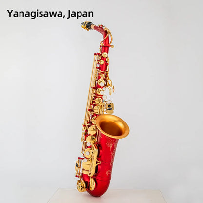 Japanese Yanagisawa Alto Saxophone W992 Model Mouthpiece Instrument Engraved Pattern