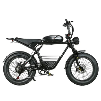 SAMEBIKE M20 2000W Hydraulic Brake, Brushless Motor 20*4" Fat Tire E-Bike - 48V32AH Dual Battery