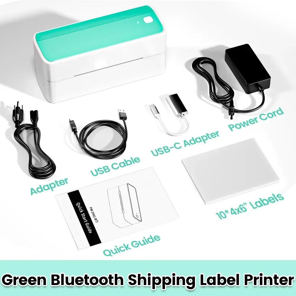 Wireless Small 4x6 Shipping Label Printer | Bluetooth