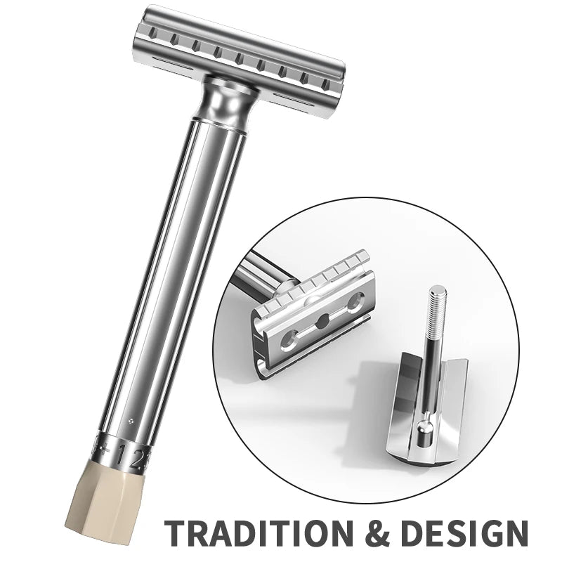 Electric Razor Without Blade Men's Classic Metal Double-Edge Razor (without Blades) – The Original Era