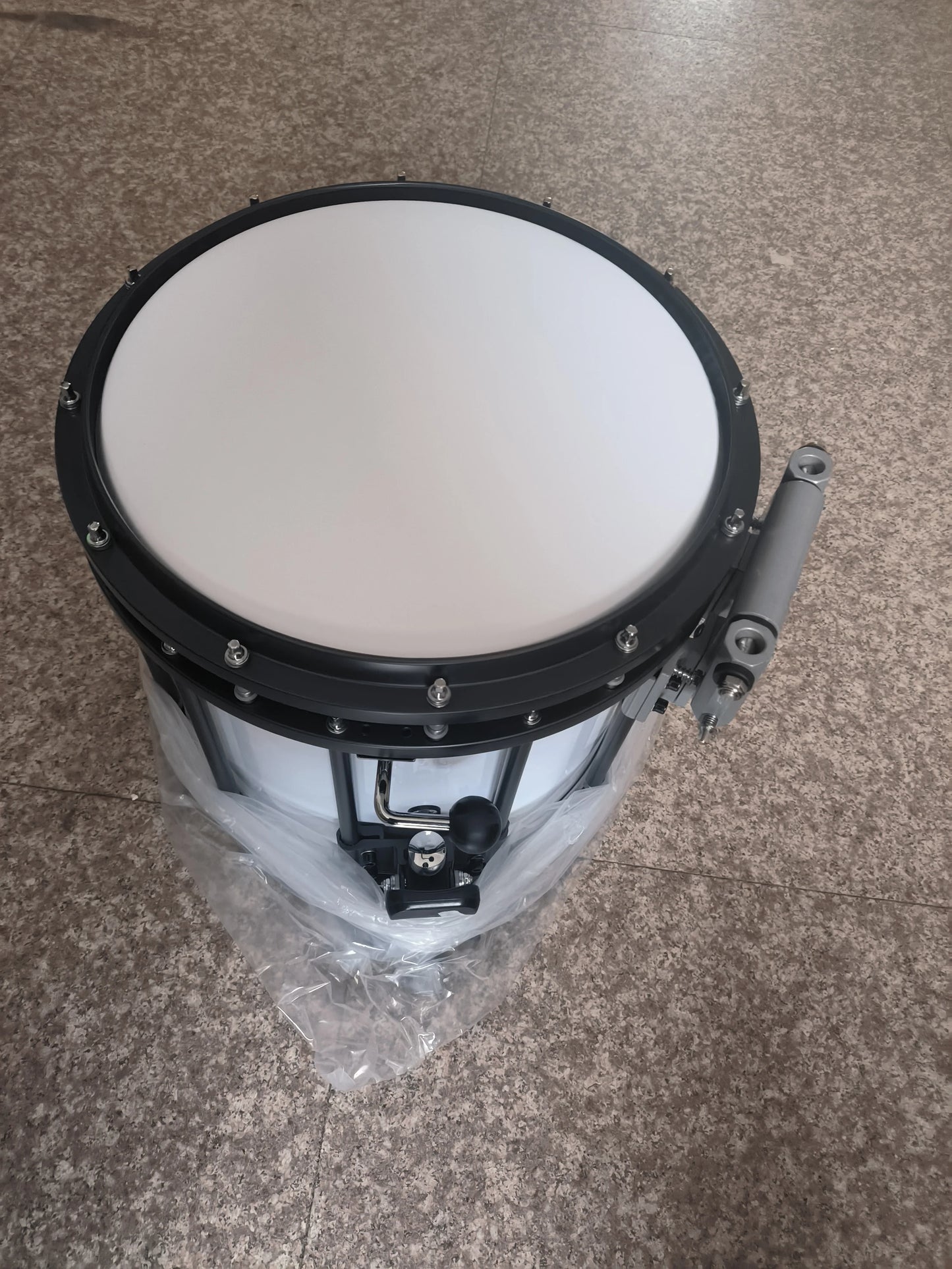 Marching Snare Drum 14x12 Inch, Full Set Marching Percussion with Carrier, Professional Grade for Drum Line and Marching Band