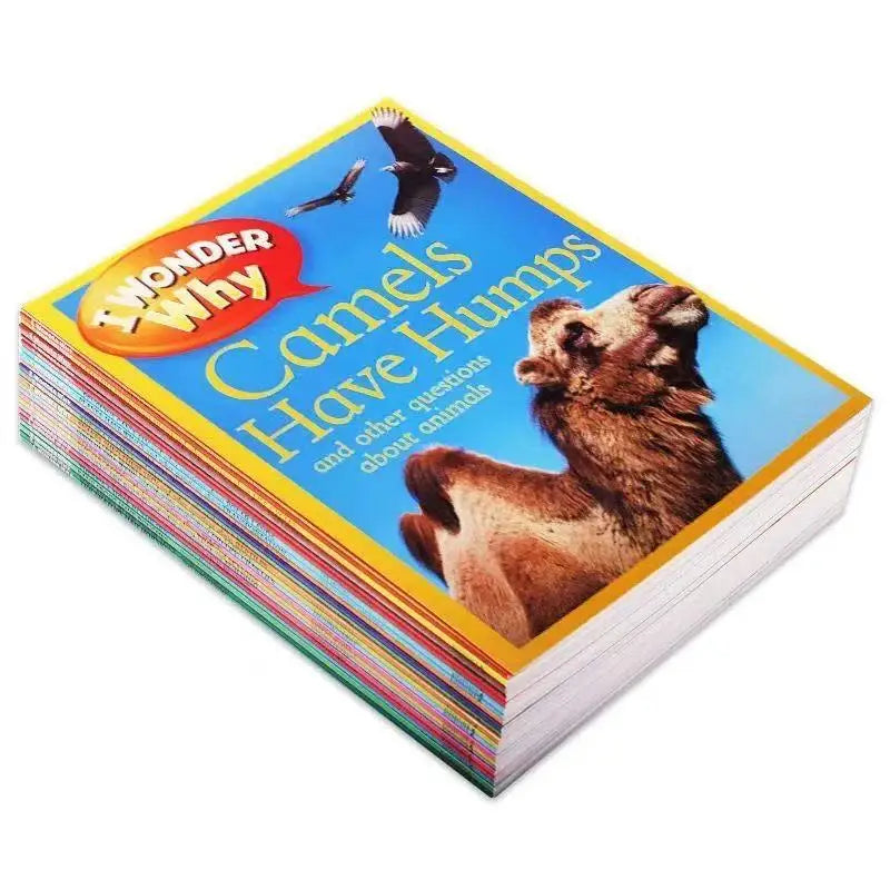 The latest 25 volumes of the English original version of the children's encyclopedia 'I Want to Know Why'
