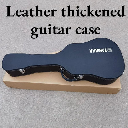 42 Inch Leather Guitar Case Fleece-lined‌ Waterproof Shockproof Portable Stable Durable Guitar Box Musical Instrument Accessory